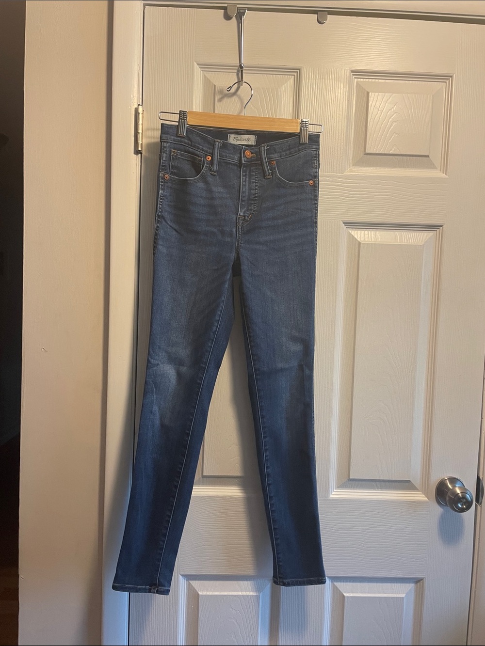 Madewell Women's Skinny Jeans in Medium Blue Wash